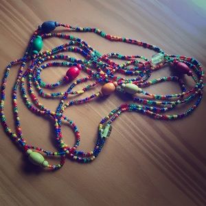 Layering necklaces